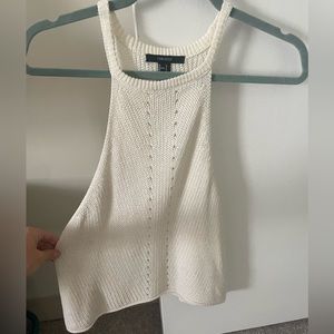 White Sweater Tank